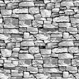 Textures   -   ARCHITECTURE   -   STONES WALLS   -   Claddings stone   -   Exterior  - Wall cladding stone texture seamless 19008 - Bump