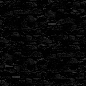Textures   -   ARCHITECTURE   -   STONES WALLS   -   Claddings stone   -   Exterior  - Wall cladding stone texture seamless 19008 - Specular