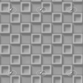 Textures   -   ARCHITECTURE   -   WALLS TILE OUTSIDE  - Concrete exterior wall tiles texture seamless 21288 - Displacement