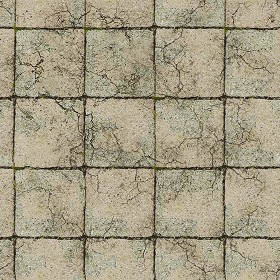 Textures   -   ARCHITECTURE   -   PAVING OUTDOOR   -   Concrete   -   Blocks damaged  - Concrete paving outdoor damaged texture seamless 05482 (seamless)