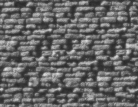 Textures   -   ARCHITECTURE   -   BRICKS   -   Damaged bricks  - Damaged bricks texture seamless 00104 - Displacement