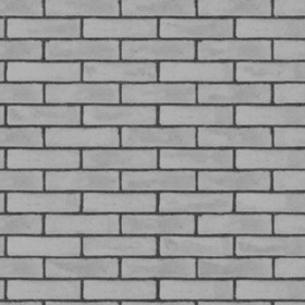 Textures   -   ARCHITECTURE   -   BRICKS   -   Facing Bricks   -   Smooth  - Facing smooth bricks texture seamless 00252 - Displacement