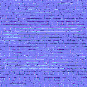Textures   -   ARCHITECTURE   -   BRICKS   -   Old bricks  - Old bricks texture seamless 00337 - Normal