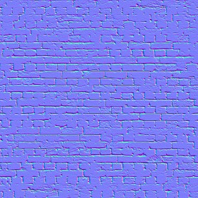 Textures   -   ARCHITECTURE   -   BRICKS   -   Old bricks  - Old bricks texture seamless 00337 - Normal