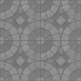 Textures   -   ARCHITECTURE   -   PAVING OUTDOOR   -   Concrete   -   Blocks mixed  - Paving concrete mixed size texture seamless 05564 - Displacement