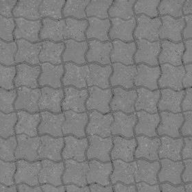 Textures   -   ARCHITECTURE   -   PAVING OUTDOOR   -   Concrete   -   Blocks regular  - Paving concrete regular block texture seamless 05628 - Displacement