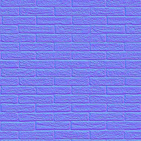 Textures   -   ARCHITECTURE   -   BRICKS   -   Facing Bricks   -   Rustic  - Rustic bricks texture seamless 00176 - Normal