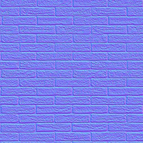 Textures   -   ARCHITECTURE   -   BRICKS   -   Facing Bricks   -   Rustic  - Rustic bricks texture seamless 00176 - Normal