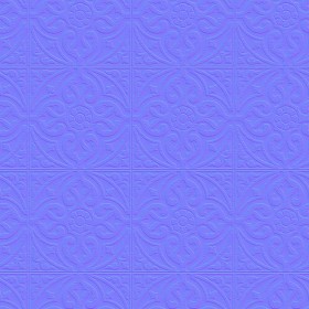 Textures   -   ARCHITECTURE   -   TILES INTERIOR   -   Marble tiles   -   Marble geometric patterns  - Travertine floor tile texture seamless 2 21120 - Normal