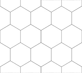 Textures   -   ARCHITECTURE   -   TILES INTERIOR   -   Hexagonal mixed  - Concrete hexagonal tile texture seamless 20287 - Bump