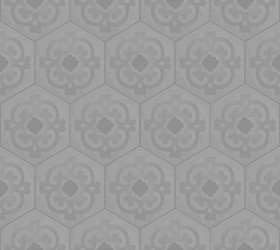 Textures   -   ARCHITECTURE   -   TILES INTERIOR   -   Hexagonal mixed  - Concrete hexagonal tile texture seamless 20287 - Displacement