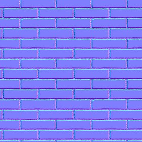 Textures   -   ARCHITECTURE   -   BRICKS   -   Facing Bricks   -   Smooth  - Facing smooth bricks texture seamless 00279 - Normal
