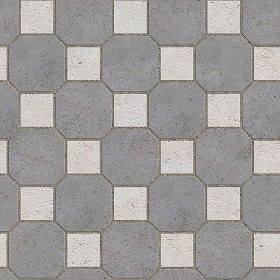 Textures   -   ARCHITECTURE   -   PAVING OUTDOOR   -   Concrete   -  Blocks mixed - Paving concrete mixed size texture seamless 05591