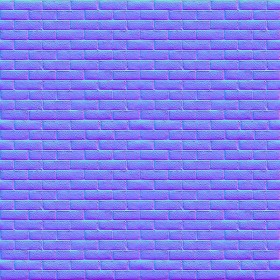 Textures   -   ARCHITECTURE   -   BRICKS   -   Colored Bricks   -   Rustic  - Texture colored bricks rustic seamless 00030 - Normal
