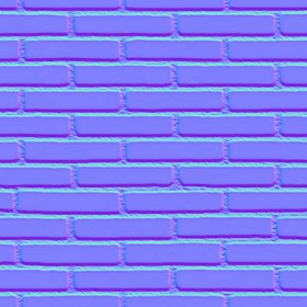 Textures   -   ARCHITECTURE   -   BRICKS   -   Colored Bricks   -   Smooth  - Texture colored bricks smooth seamless 00081 - Normal