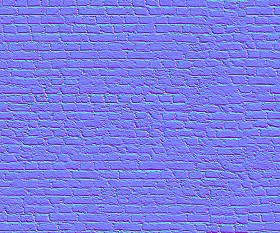 Textures   -   ARCHITECTURE   -   BRICKS   -   White Bricks  - White bricks texture seamless 00519 - Normal