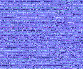 Textures   -   ARCHITECTURE   -   BRICKS   -   White Bricks  - White bricks texture seamless 00519 - Normal