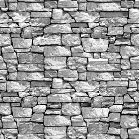 Textures   -   ARCHITECTURE   -   STONES WALLS   -   Claddings stone   -   Exterior  - Wall cladding stone texture seamless 19009 - Bump