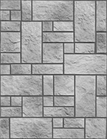 Textures   -   ARCHITECTURE   -   STONES WALLS   -   Claddings stone   -   Exterior  - Wall cladding stone texture seamless 19010 - Displacement