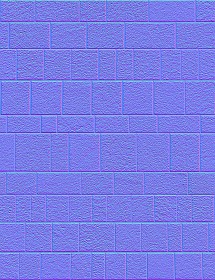 Textures   -   ARCHITECTURE   -   STONES WALLS   -   Claddings stone   -   Exterior  - Wall cladding stone texture seamless 19340 - Normal