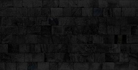 Textures   -   ARCHITECTURE   -   STONES WALLS   -   Claddings stone   -   Exterior  - Slate wall cladding stone texture seamless 19346 - Specular