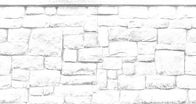 Textures   -   ARCHITECTURE   -   STONES WALLS   -   Claddings stone   -   Exterior  - Retaining walls stone for gardens texture horizontal seamless 19358 - Ambient occlusion