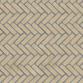 Textures   -   ARCHITECTURE   -   PAVING OUTDOOR   -   Concrete   -   Herringbone  - Concrete paving herringbone outdoor texture seamless 05820 (seamless)