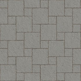 Textures   -   ARCHITECTURE   -   PAVING OUTDOOR   -   Pavers stone   -  Blocks mixed - Pavers stone mixed size texture seamless 06118