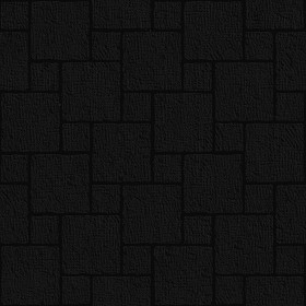 Textures   -   ARCHITECTURE   -   PAVING OUTDOOR   -   Pavers stone   -   Blocks mixed  - Pavers stone mixed size texture seamless 06118 - Specular