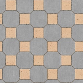 Textures   -   ARCHITECTURE   -   PAVING OUTDOOR   -   Concrete   -   Blocks mixed  - Paving concrete mixed size texture seamless 05592 (seamless)