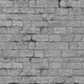 Textures   -   ARCHITECTURE   -   STONES WALLS   -   Stone blocks  - Wall stone with regular blocks texture seamless 08323 - Displacement