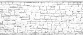 Textures   -   ARCHITECTURE   -   STONES WALLS   -   Claddings stone   -   Exterior  - Retaining walls stone for gardens texture horizontal seamless 19363 - Ambient occlusion