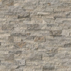 Textures   -   ARCHITECTURE   -   STONES WALLS   -   Claddings stone   -  Exterior - Silver travertine wall cladding texture seamless 19529