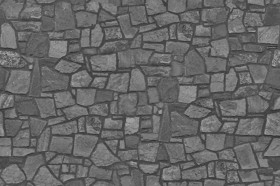 Textures   -   ARCHITECTURE   -   STONES WALLS   -   Claddings stone   -   Exterior  - Flagstones wall cladding texture seamless 19795 - Displacement