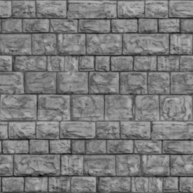 Textures   -   ARCHITECTURE   -   STONES WALLS   -   Claddings stone   -   Exterior  - 19th century wall cladding stone texture seamless 19800 - Displacement