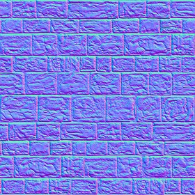 Textures   -   ARCHITECTURE   -   STONES WALLS   -   Claddings stone   -   Exterior  - 19th century wall cladding stone texture seamless 19800 - Normal