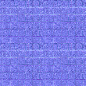 Textures   -   ARCHITECTURE   -   CONCRETE   -   Plates   -   Clean  - Concrete clean plates wall texture seamless 01654 - Normal