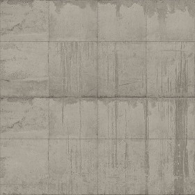 Textures   -   ARCHITECTURE   -   CONCRETE   -   Plates   -   Dirty  - Concrete dirt plates wall texture seamless 01743 (seamless)