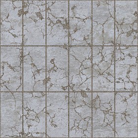 Textures   -   ARCHITECTURE   -   PAVING OUTDOOR   -   Concrete   -  Blocks damaged - Concrete paving outdoor damaged texture seamless 05511