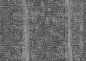 Textures   -   ARCHITECTURE   -   BRICKS   -   Damaged bricks  - Damaged bricks texture seamless 00133 - Displacement