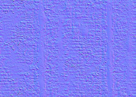 Textures   -   ARCHITECTURE   -   BRICKS   -   Damaged bricks  - Damaged bricks texture seamless 00133 - Normal