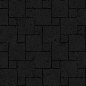 Textures   -   ARCHITECTURE   -   PAVING OUTDOOR   -   Pavers stone   -   Blocks mixed  - Pavers stone mixed size texture seamless 06119 - Specular