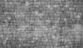 Textures   -   ARCHITECTURE   -   STONES WALLS   -   Stone blocks  - Wall stone with regular blocks texture seamless 08324 - Displacement