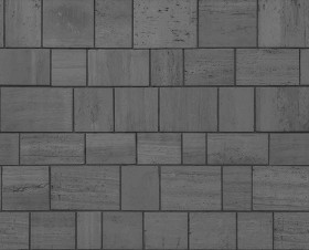 Textures   -   ARCHITECTURE   -   STONES WALLS   -   Claddings stone   -   Exterior  - Travertine wall cladding texture seamless 20106 - Displacement