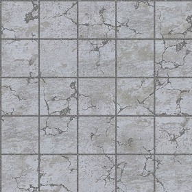 Textures   -   ARCHITECTURE   -   PAVING OUTDOOR   -   Concrete   -  Blocks damaged - Concrete paving outdoor damaged texture seamless 05512