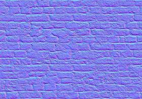 Textures   -   ARCHITECTURE   -   BRICKS   -   Damaged bricks  - Damaged bricks texture seamless 00134 - Normal