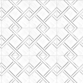 Textures   -   ARCHITECTURE   -   WOOD FLOORS   -   Geometric pattern  - Parquet geometric pattern texture seamless 04754 - Ambient occlusion