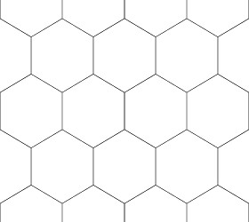 Textures   -   ARCHITECTURE   -   TILES INTERIOR   -   Hexagonal mixed  - Concrete hexagonal tile texture seamless 20291 - Bump