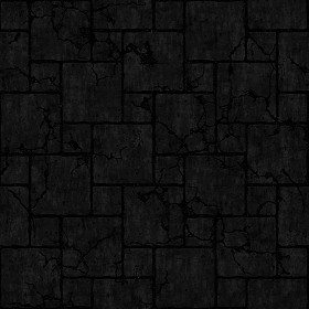 Textures   -   ARCHITECTURE   -   PAVING OUTDOOR   -   Concrete   -   Blocks damaged  - Concrete paving outdoor damaged texture seamless 05513 - Specular