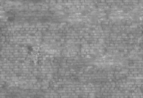 Textures   -   ARCHITECTURE   -   BRICKS   -   Damaged bricks  - Damaged bricks texture seamless 00135 - Displacement